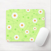 Weiße Blumen - Mousepad (Mit Mouse)