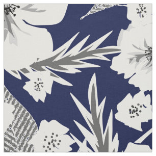 Weiße Blumen . Stoff