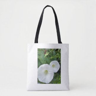 Weiße Blumen-Tasche Tasche