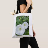 Weiße Blumen-Tasche Tasche (Von Nahem)
