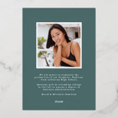 Weiße Blumengärten Abschluss Ankündigung (Rückseite)