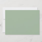 Weiße Blumenhochzeit - Save the Date (Rückseite)