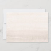 Weiße Blumenpampas Grass Elegante Engagement Party Einladung (Rückseite)