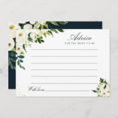 Weiße Blumenratte für Elfenbein Hinweiskarte (Vorne/Hinten)