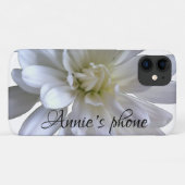 Weiße, blumenweiße, matte weiße Blume Case-Mate iPhone Hülle (Rückseite (Horizontal))