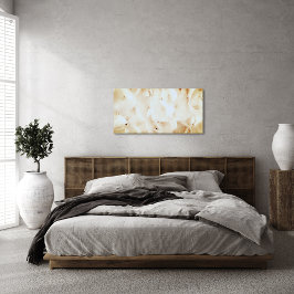 Weiße Blüte Leinwanddruck