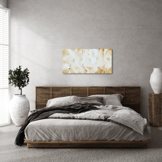 Weiße Blüte Leinwanddruck