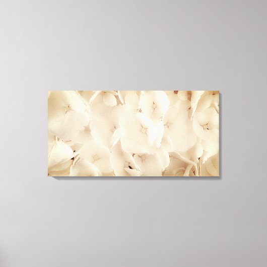 Weiße Blüte Leinwanddruck (Vorderseite)