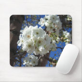 Weiße Blüten I ZierBirnenbaum Mousepad (Mit Mouse)