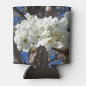 Weiße Blüten II Frühlingsblüte Baum Dosenkühler (Vorderseite)
