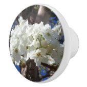 Weiße Blüten II Frühlingsblüte Baum Keramikknauf (Rechts)
