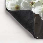 Weiße Blüten II Frühlingsblüte Baum Mousepad (Ecke)