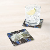 Weiße Blüten II Frühlingsblüte Baum Rechteckiger Pappuntersetzer (Vor Ort)