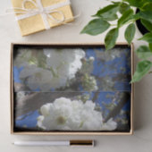 Weiße Blüten II Frühlingsblüte Baum Seidenpapier (Geschenk)