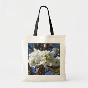 Weiße Blüten II Frühlingsblüte Baum Tragetasche