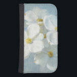 Weiße Blüten-Platte Samsung S4 Geldbeutel Hülle<br><div class="desc">© Danhui NaI/wildes Apple.  Dieses ist ein Bild einer weißen Blume,  die in vier verschiedenen Platten aufgespaltet wird.</div>