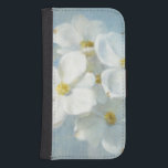 Weiße Blüten-Platte Samsung S4 Geldbeutel Hülle<br><div class="desc">© Danhui NaI/wildes Apple.  Dieses ist ein Bild einer weißen Blume,  die in vier verschiedenen Platten aufgespaltet wird.</div>