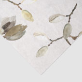 Weiße Blüten Seidenpapier (Ausschnitt)