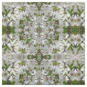 Weiße Blüten Stoff (Muster)