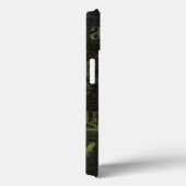 Weiße Blüten und Blätter Case-Mate iPhone Hülle (Rückseite / Rechts)