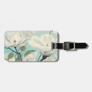 Weiße Blüten vom Süden Gepäckanhänger