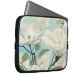 Weiße Blüten vom Süden Laptopschutzhülle (Vorne Rechts)