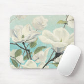 Weiße Blüten vom Süden Mousepad (Mit Mouse)