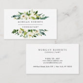 Weiße Blütenblätter Alle Berufe / Berufe Visitenkarte (Vorne/Hinten)