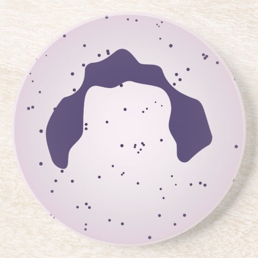 Weiße Blutzelle Getränkeuntersetzer (Vorne)