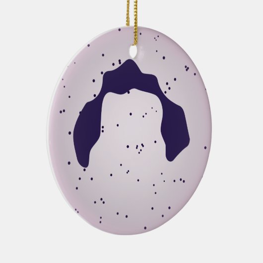 Weiße Blutzelle Keramik Ornament (Rechts)