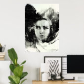 Weiße Blutzelle Poster (Heimbüro)