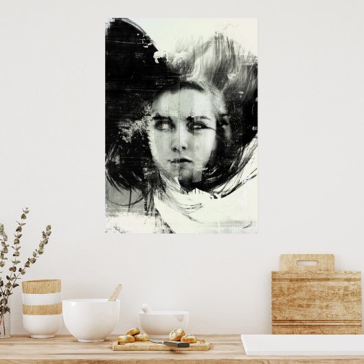 Weiße Blutzelle Poster (Küche)