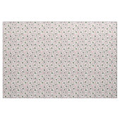Weiße Boho-Blumen auf Rosa Stoff (Fat Quarter (45,7 x 55,9 cm))