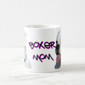 Weiße Boxer-Mama-Tasse Kaffeetasse (Mittel)