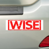 Weiße Briefmarke Autoaufkleber (Auf Auto)