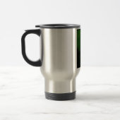 Weisse Brombeerblüte Reisebecher (Links)