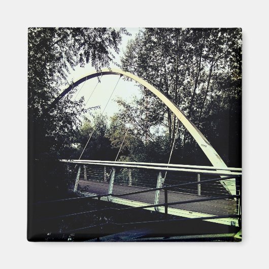 Weiße Brücke Magnet (Vorne)