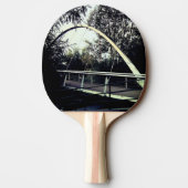 Weiße Brücke Tischtennis Schläger (Rückseite)
