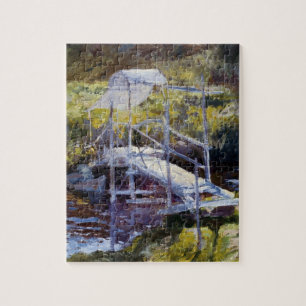 Weiße Brücke von John Twachtman Puzzle
