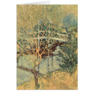 Weiße Brücke von Twachtman, Vintage-Impressionismu