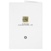 Weiße Brücke von Twachtman, Vintager Impressionism (Hinten)