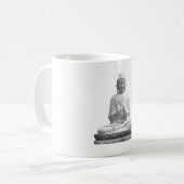 Weiße Buddha-Statue Kaffeetasse (Vorderseite Links)