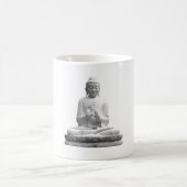 Weiße Buddha-Statue Kaffeetasse (Mittel)