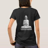 Weiße Buddha-Statue T-Shirt (Rückseite)