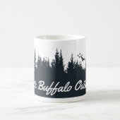 Weiße Büffel-draußen Tasse mit dem Gans-Fliegen (Mittel)