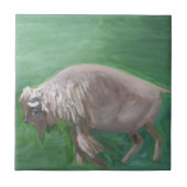 Weiße Büffel-Fliese Fliese (Vorderseite)