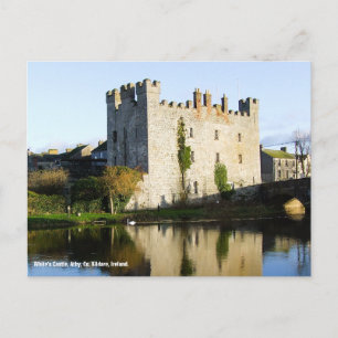 Weiße Burg Athy, Co. Kildare Irland Postkarte