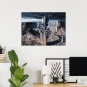 Weiße Burg Poster (Heimbüro)