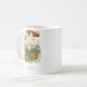 Weiße Champignon-Kaffeetasse Kaffeetasse (Vorderseite Links)