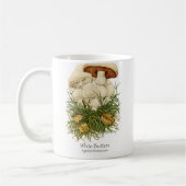 Weiße Champignon-Kaffeetasse Kaffeetasse (Links)